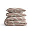 Sleeptime Clay Contours Peach Brown 200 × 200/220 - Duvet Cover