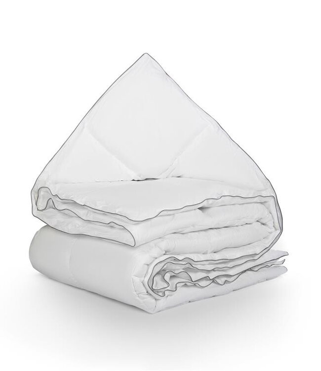 Percale Cotton Touch eenpersoonsdekbed wit - 140x200