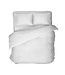 Egyptisch katoenen uni dekbedovertrek wit 240 x 200/260