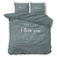 I Love Bed Groen 200 x 200/220