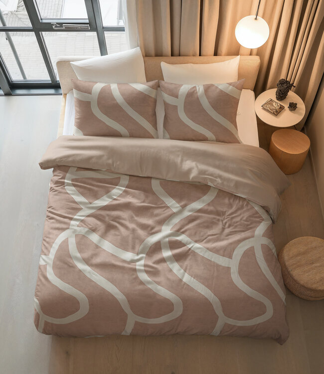 Klei Contouren Perzikbruin 200 x 200/220