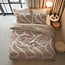 Sleeptime Clay Contours Peach Brown 200 × 200/220 - Duvet Cover