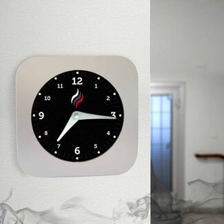 Mad Monkey Wandklok met rookmelderfunctie