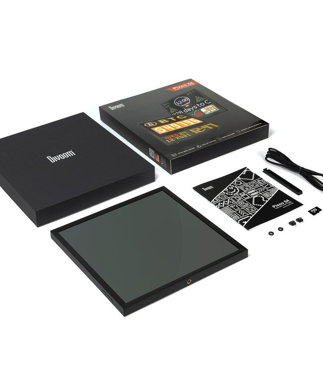 Divoom Pixoo-64 - Digitale fotolijst met WiFi-pixelwolk en APP-bediening