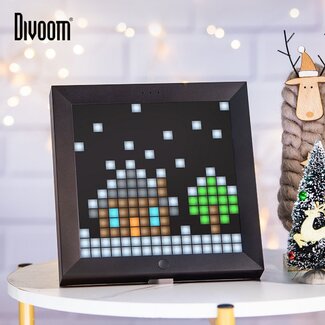 Mad Monkey Divoom Pixoo - Digitale fotolijst - Zwart