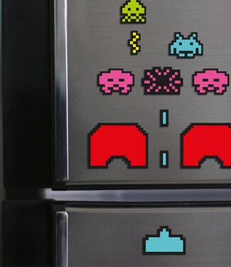 Space Invaders - Magnetische pinnen