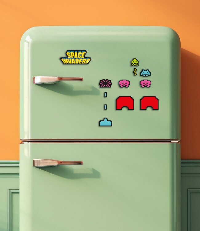 Space Invaders - Magnetische pinnen