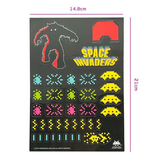 Space Invaders - Magnetische pinnen