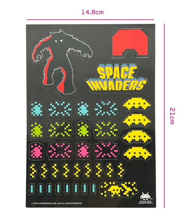 Space Invaders - Magnetische pinnen