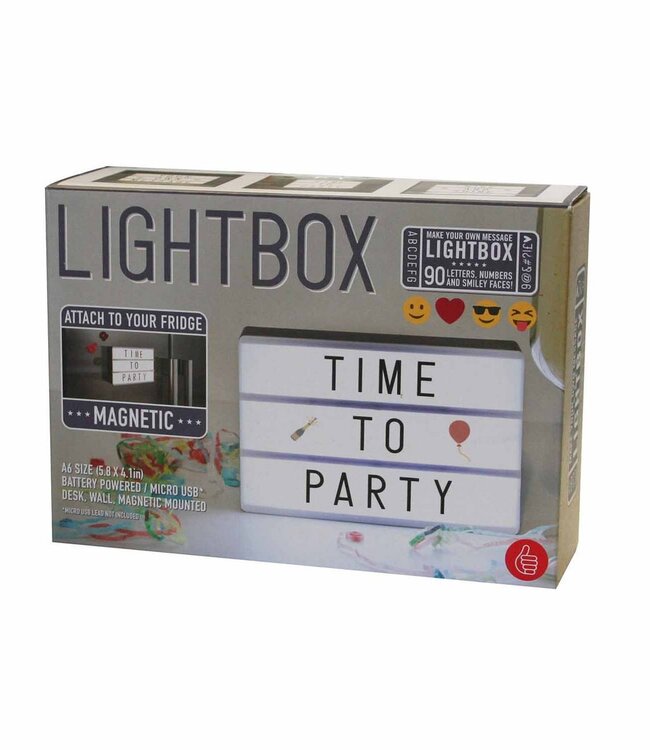 LED Retro Lightbox - A6 Cinematic Lightbox