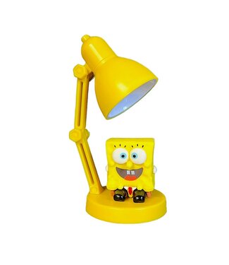 Mad Monkey Spongebob Squarepants minilamp, met aankoppelbaar verzamelfiguur, ideaal voor Spongebob-fans