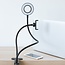 Vlogging Light - LED Selfie Ring Light met Smartphone Houder
