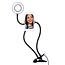 Vlogging Light - LED Selfie Ring Light met Smartphone Houder
