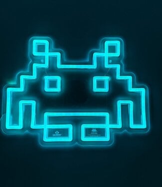 Mad Monkey Space Invaders - Neon-logo Lampe