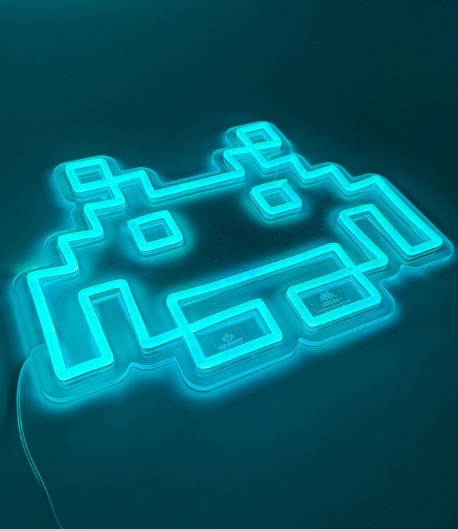 Space Invaders - Neon-logo Lampe