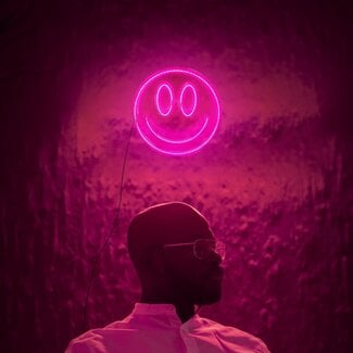 Mad Monkey Mad Monkey - Smiley-gezicht Lampe