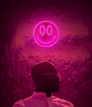 Mad Monkey - Smiley-gezicht Lampe