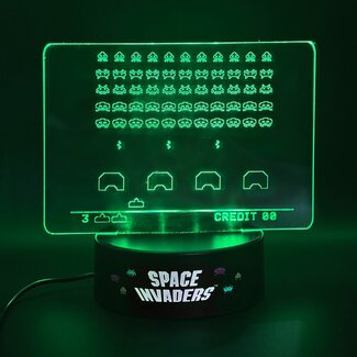 Mad Monkey Space Invaders - Acryllamp
