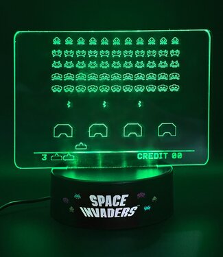 Mad Monkey Space Invaders - Acryllamp