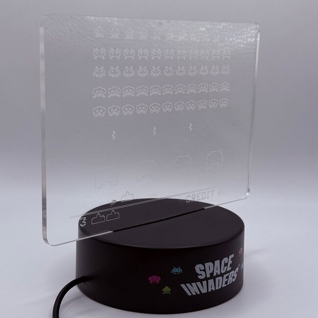 Space Invaders - Acryllamp