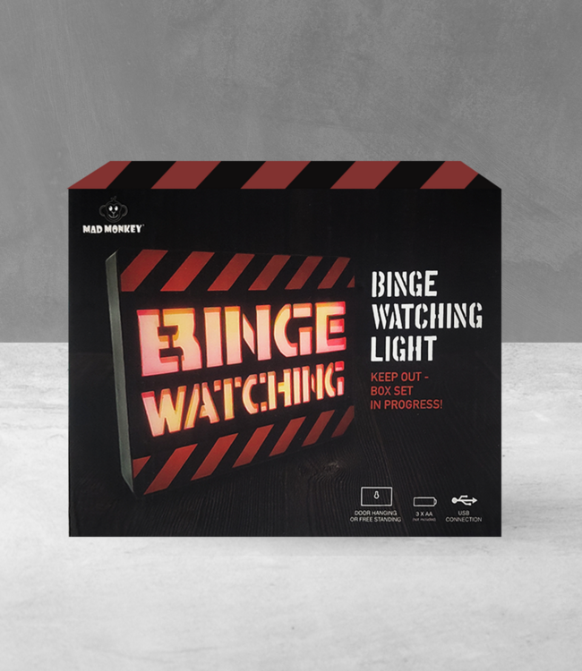 Mad Monkey - Binge Watching lamp, sfeerlicht