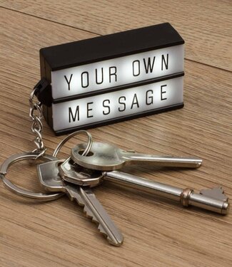 Mad Monkey LED retro lichtbak - sleutelhanger (mini lichtbak)