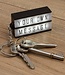 LED retro lichtbak - sleutelhanger (mini lichtbak)