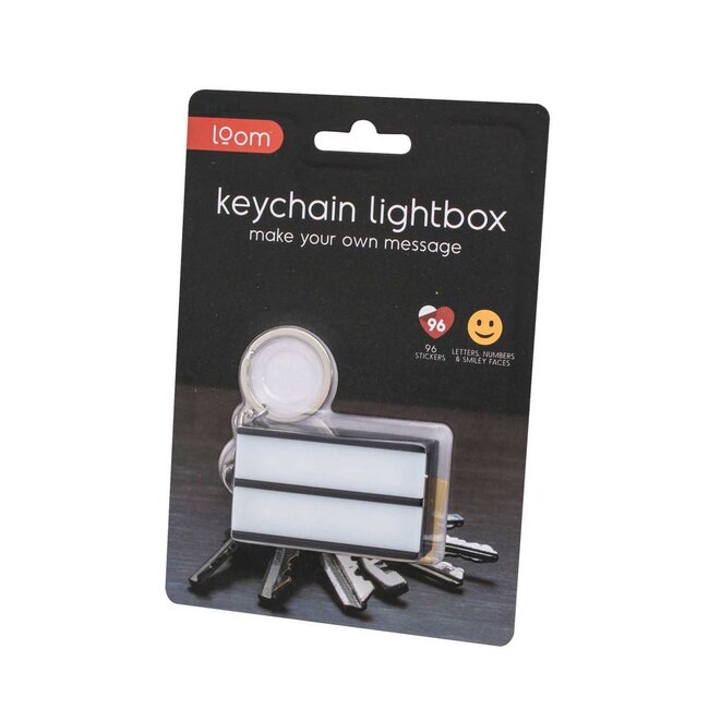 LED retro lichtbak - sleutelhanger (mini lichtbak)
