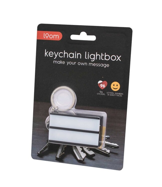 LED retro lichtbak - sleutelhanger (mini lichtbak)