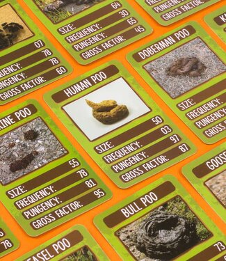 Mad Monkey Kaartspel "Power-Poo" (kwartet)