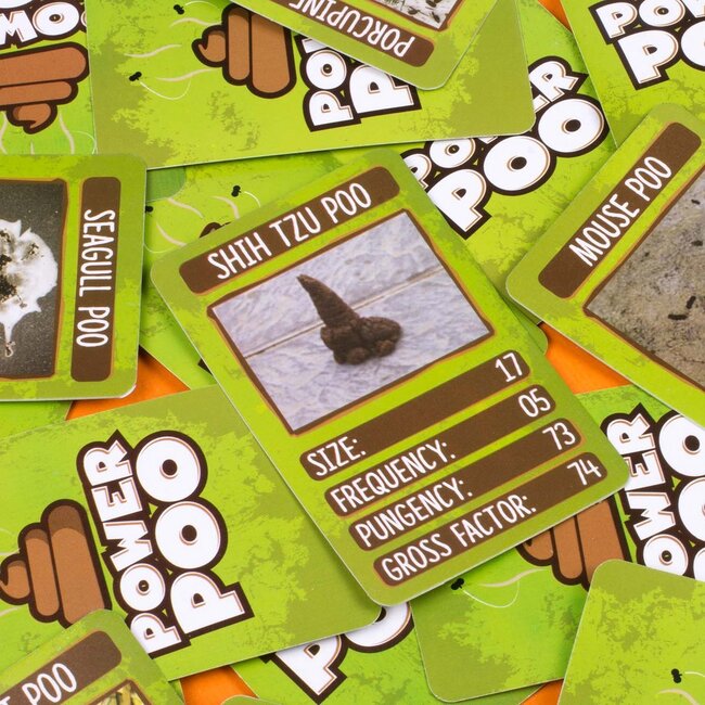 Kaartspel "Power-Poo" (kwartet)