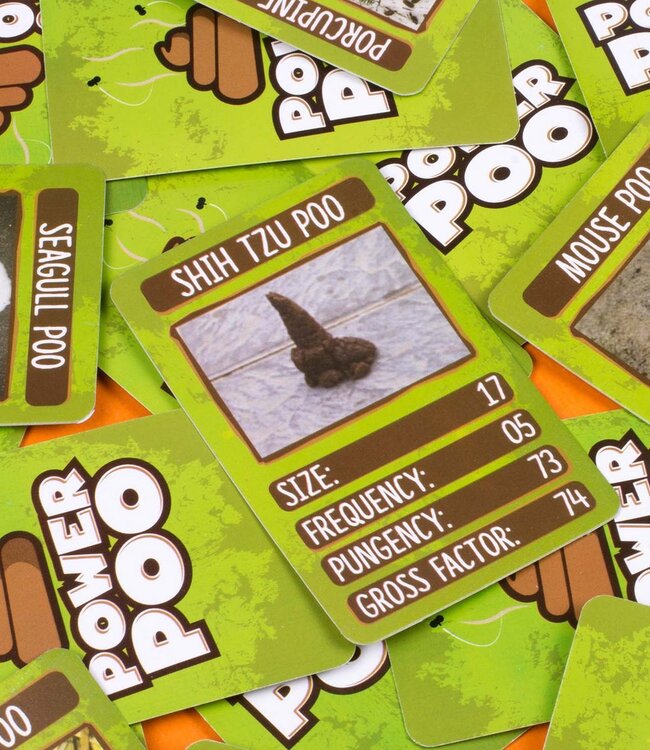 Kaartspel "Power-Poo" (kwartet)