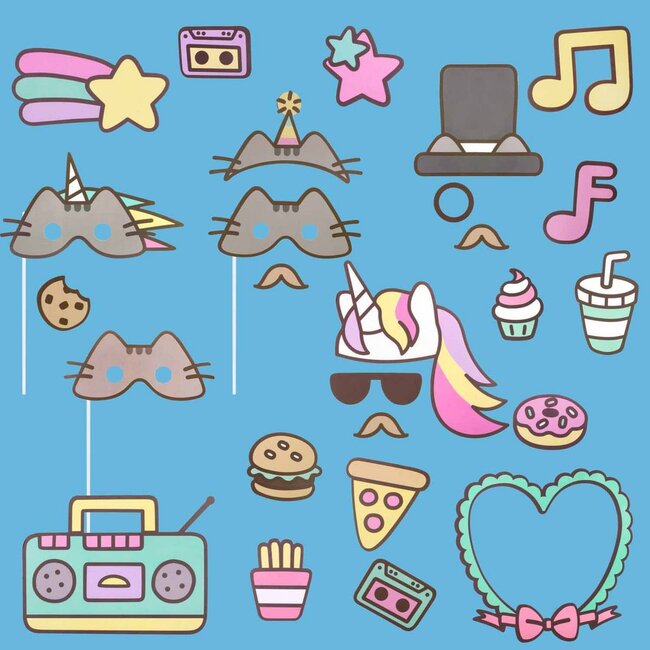 Pusheen Party - Selfie-fotokit