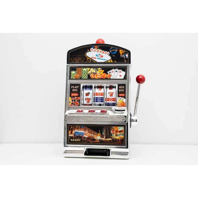 Slot Machine XL - gokautomaat met spaarpot (incl. licht en geluid)