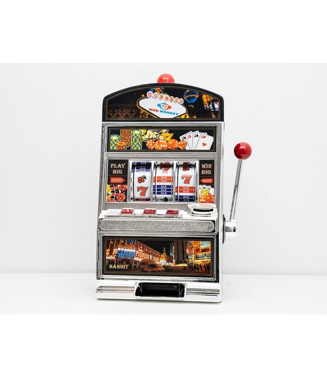 Slot Machine XL - gokautomaat met spaarpot (incl. licht en geluid)