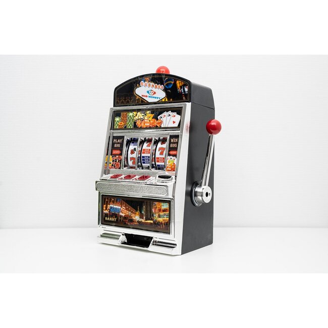 Slot Machine XL - gokautomaat met spaarpot (incl. licht en geluid)