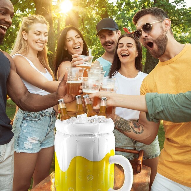 Mad Monkey - Opblaasbare bieremmer als drankkoeler