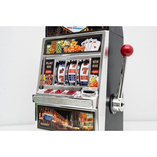 Slot Machine XL - gokautomaat met spaarpot (incl. licht en geluid)