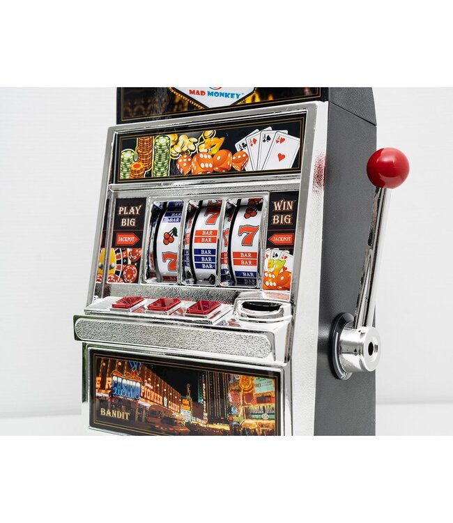 Slot Machine XL - gokautomaat met spaarpot (incl. licht en geluid)