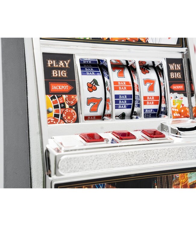 Slot Machine XL - gokautomaat met spaarpot (incl. licht en geluid)