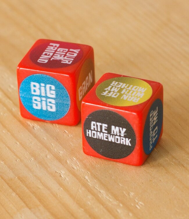 Dobbelspel "Excuse Dice"