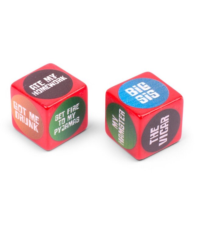 Dobbelspel "Excuse Dice"