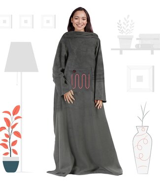 Mad Monkey - Verwarmdeken Grijs