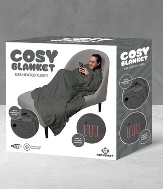 Mad Monkey - Verwarmdeken Beige