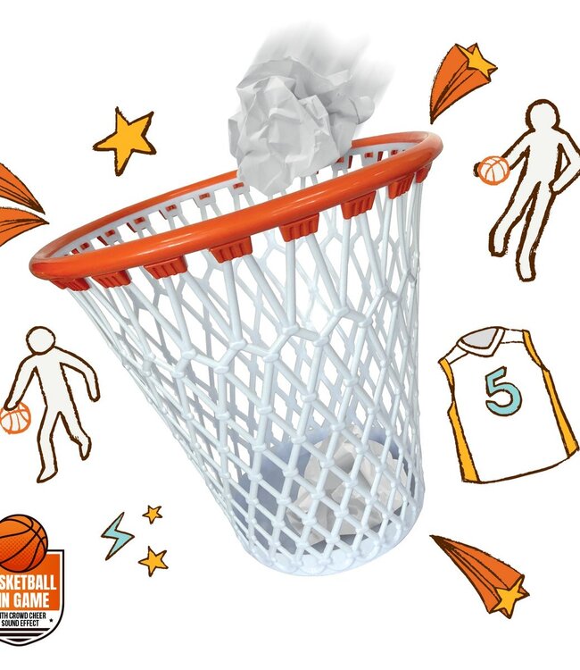 Mad Monkey - Prullenbak Basketbalring, Prullenbak Basketbal, Basketbaldecoratie voor kamer, Cadeaus voor jongens