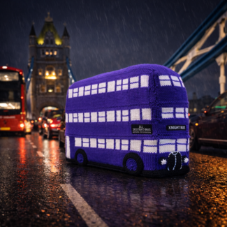 Mad Monkey Harry Potter - Knight Bus Deurstop Breiset