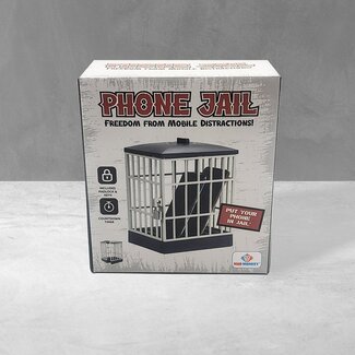 Mad Monkey Mad Monkey - Mobiele telefoongevangenis met timer en sleutel - De ultieme oplossing voor mobiele telefoonverslaafden