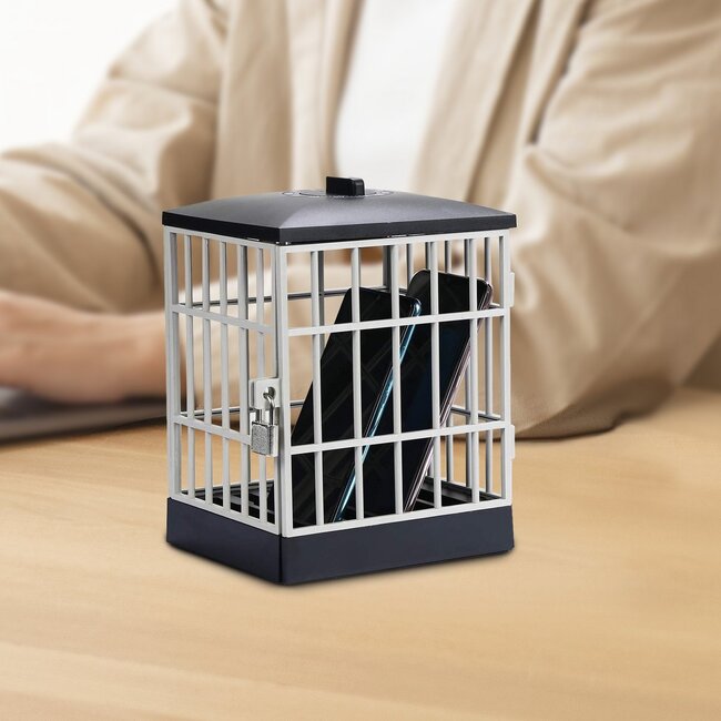 Mad Monkey - Mobiele telefoongevangenis met timer en sleutel - De ultieme oplossing voor mobiele telefoonverslaafden