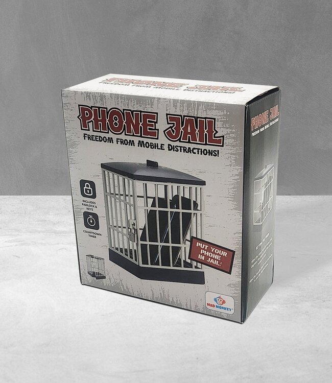 Mad Monkey - Mobiele telefoongevangenis met timer en sleutel - De ultieme oplossing voor mobiele telefoonverslaafden