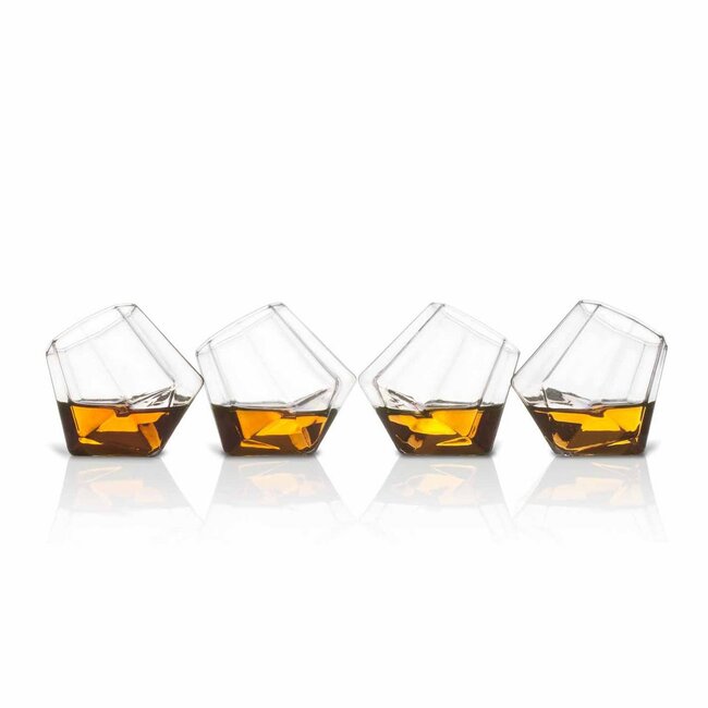 Diamond borrelglaasjes (set van 4)